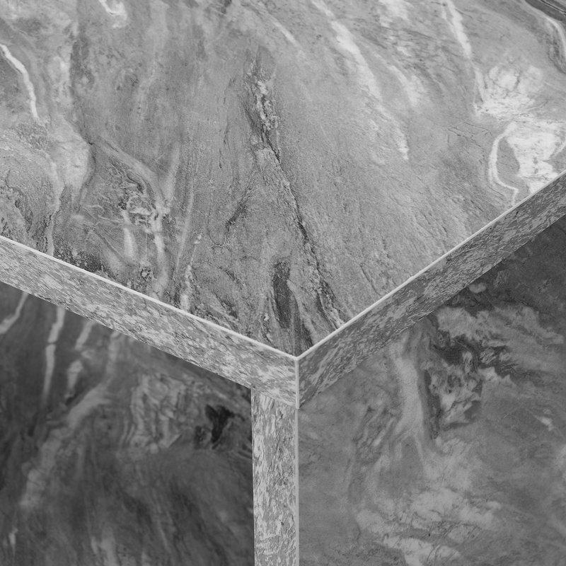 Albury Coffee Table, Gray Faux Marble