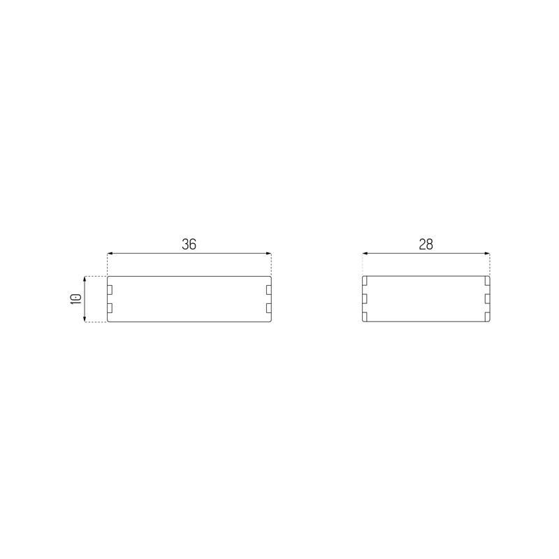Mogens Kock B98 Solid Wood Bookcase, (1 Shelves) 3.94"H x 14.17"W x 11.02"D