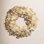 Cream Beige Soft Touch Velvet Maple Leaf 22" Neutral Fall Mantle Wreath