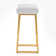 24" Luxuriously Ultra-Soft Wide Cushion Saddle Counter Height Bar Stools With Metal Frame