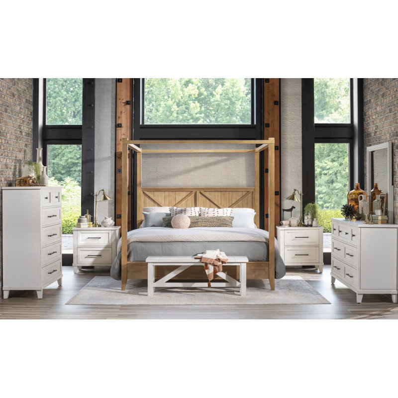 Commode XXX et Ooo (5 tiroirs), Blanc
