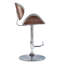 Tabouret de bar moderne pivotant rembourré Marana-1168484446