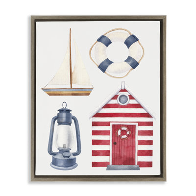 Art maritime sur toile flottant, "maritime" par Brooke Pajkurich