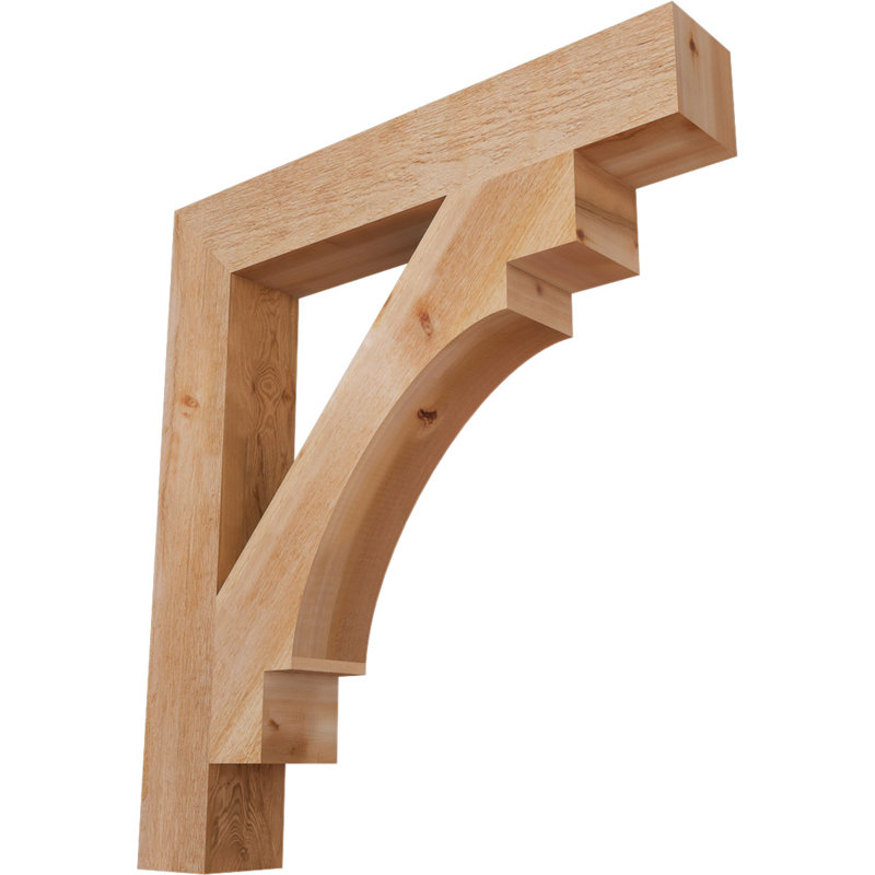 Support pour scie brute brute en cèdre rouge de l'Ouest l 6 po x P 38 po x H 42 po, Cèdre rouge, H 42 po x l 6 po x P 38 po