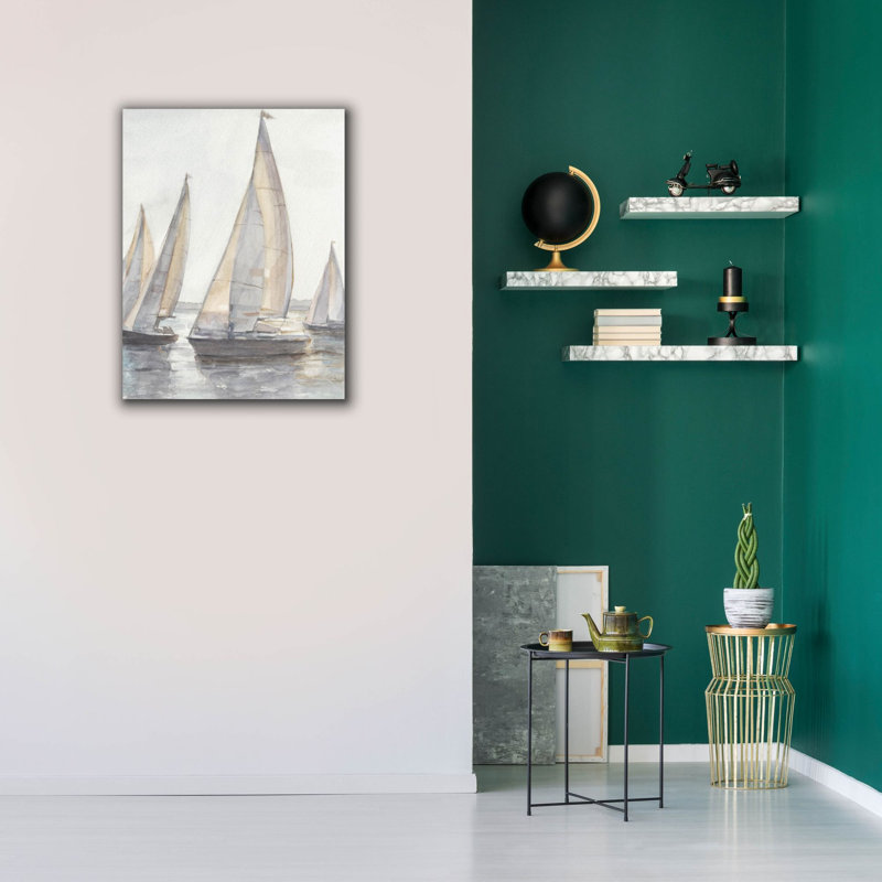  «Plein Air Sail Sailers 1» par Ethan Harper, art mural sur toile, 26 po x 34 po