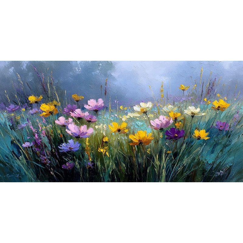 Art mural sur toile matinale, H 20 po x l 40 po x P 1,5 po