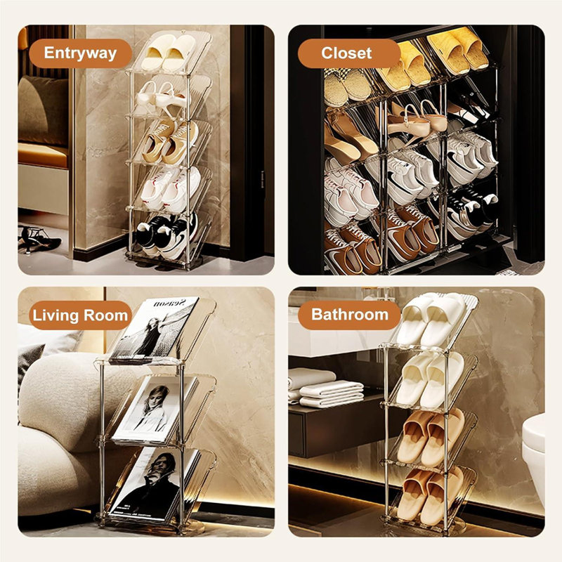 6 Pair Shoe Storage Cabinet