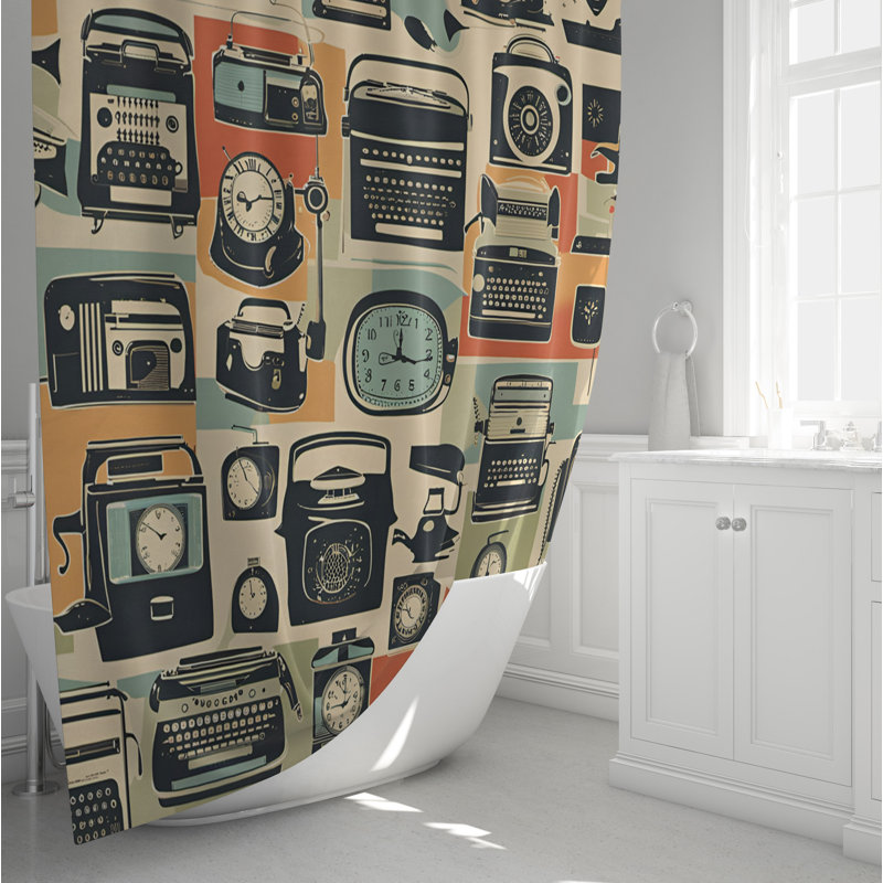Rideau de douche SH00813, L 70 po x L 72 po