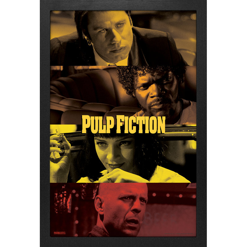 Pulp Fiction - Portraits, impression encadrée 11 x 17