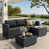 Black Rattan Gray