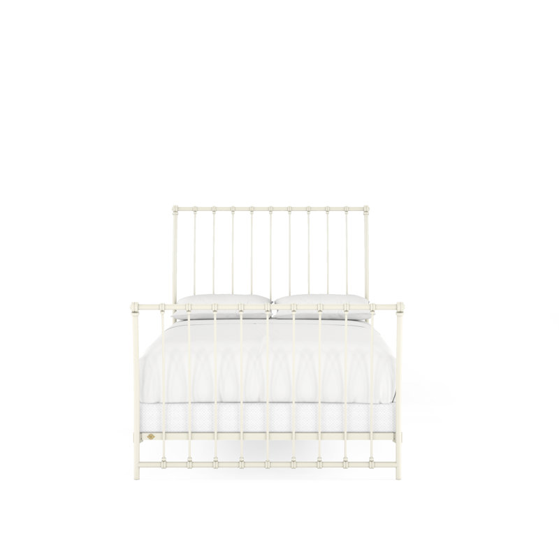 142 Altro Bed | Complete Sleigh, Queen, Gloss Off-White