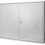 Armoire à clés réglable 600 avec fonction de verrouillage - acier gris, fixation murale, étiquettes colorées pour l'accès