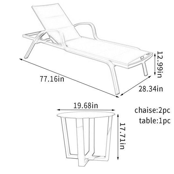 Dimensions du produit