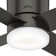 54" Advocate 4 - Blade LED Smart Flush Mount Ceiling Fan with Remote Control and Light Kit Included