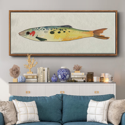 Poisson fantaisiste I - toile encadrée