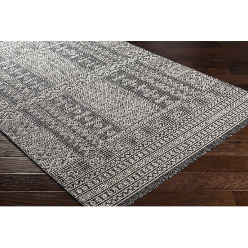 Southwestern Indoor / Outdoor Rug, Rectangle 5'3" x 7'