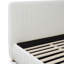 Grand lit en chenille blanc Hades
