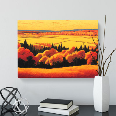 Autumn Meadow Landscape Vol.2 - Wrapped Canvas