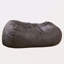 Pouf cylindrique en suède de microfibre 6,5 pi-586223009