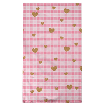 Plaid Waffle Tea Towel Kitchen Towel