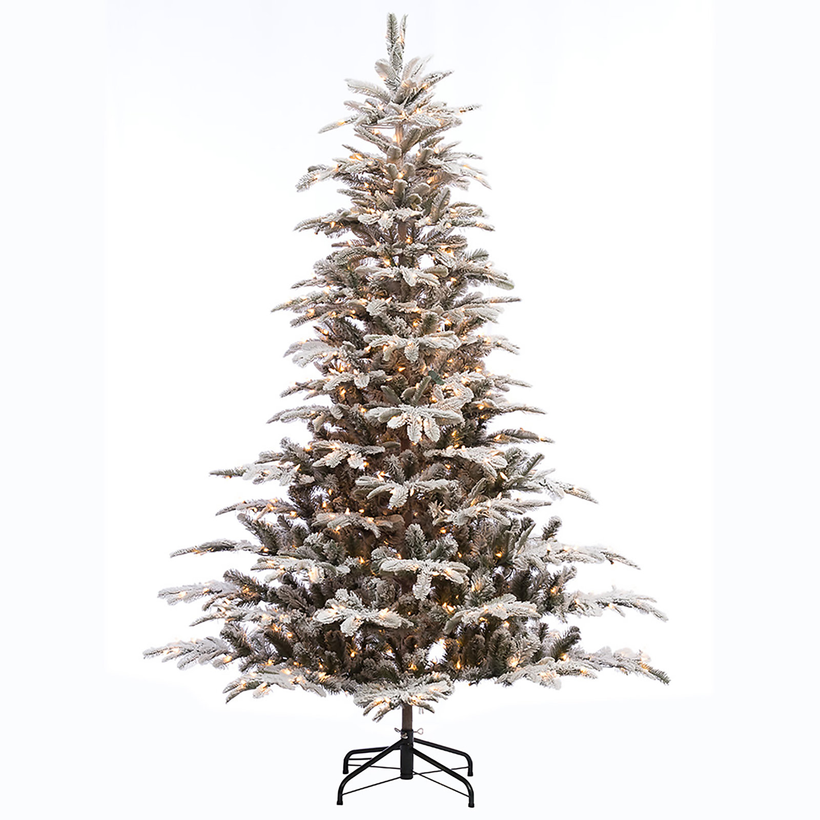 Aspen Frosted 7.5' Pre-Lit Fir Christmas Tree