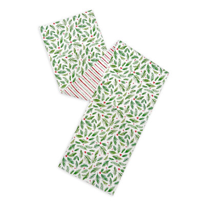 Lenox Bayberry Merry & Bright Reversible Runner