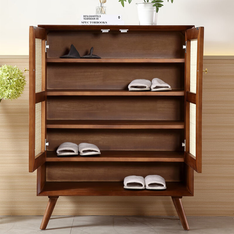 Japanese style dust-proof storage shoe cabinet