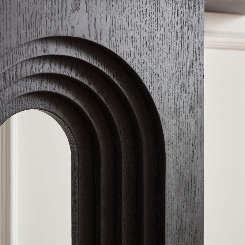 Console en bois Borealis, Noir