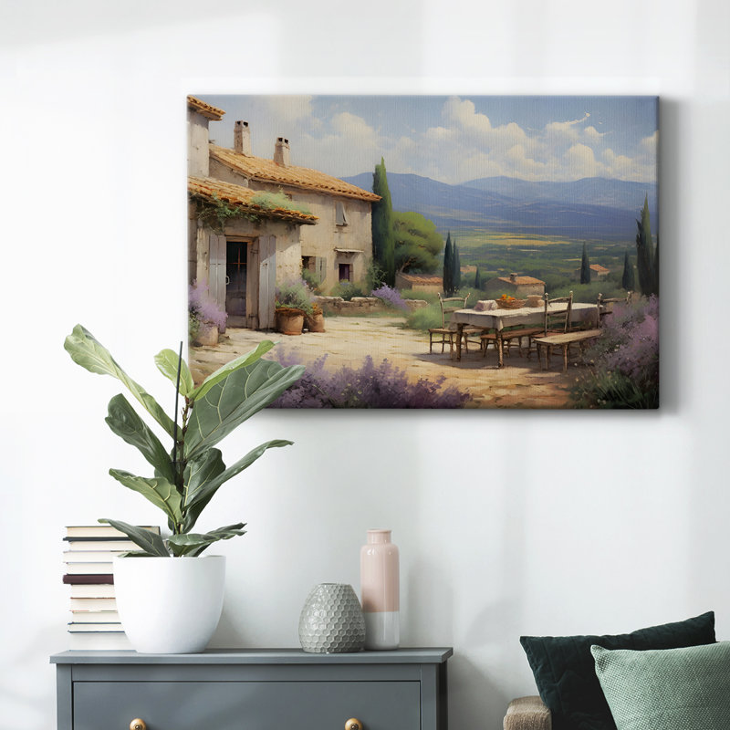 «Vintage Landscape» - DLxxix, reproduction d'art sur toile, H 9 po x l 13 po