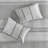 Bennett Navy Jacquard 4-Piece King/Cal King Quilt Set with Throw Pillow-1589794879-1589794867
