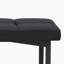 Ensemble de table et de chaises. Ensemble de table de salle à manger en MDF à motif de marbre moderne - 55 po x 31,4 po avec 4 chaises de salle à manger en polyuréthane à coussin allongé et 1 banc