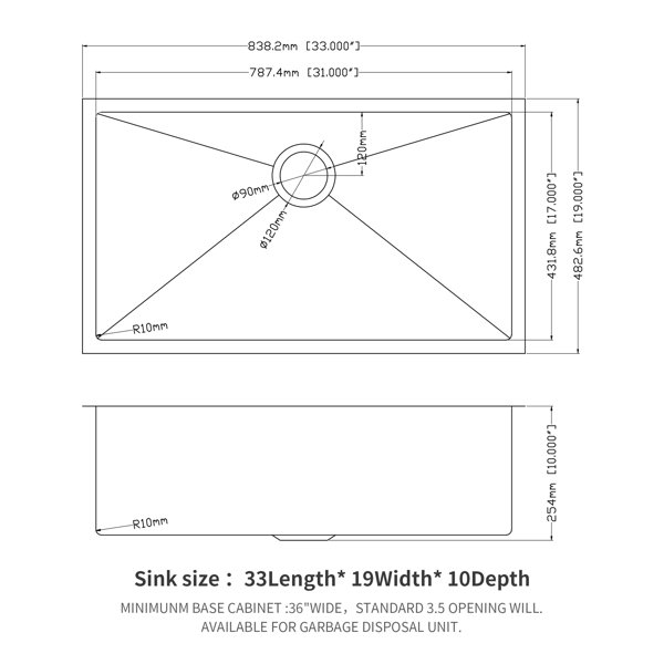 Dimensions du produit