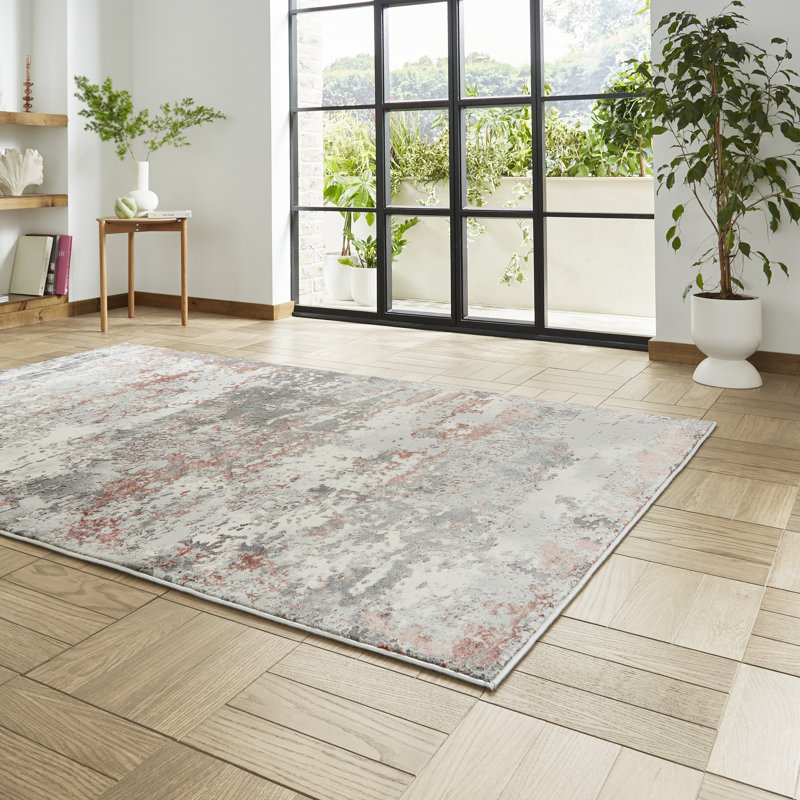 Artemis Artemis area rug Machine Woven Rectangle Pink, Rectangle 80 x 150cm