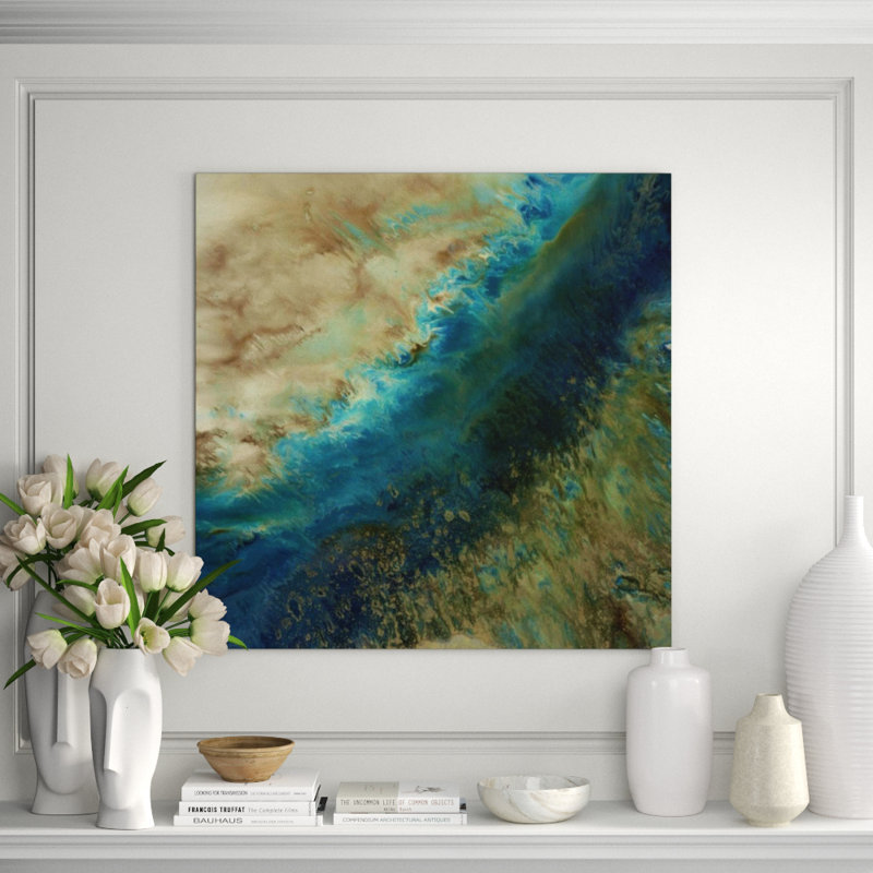 Shimmering II Painting by Blakely Bering, Outdoor, 30" H x 30" W x 1.5" D
