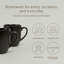 over&back Coupe Semi-Matte Hand-Finished Stoneware Mugs-99312909