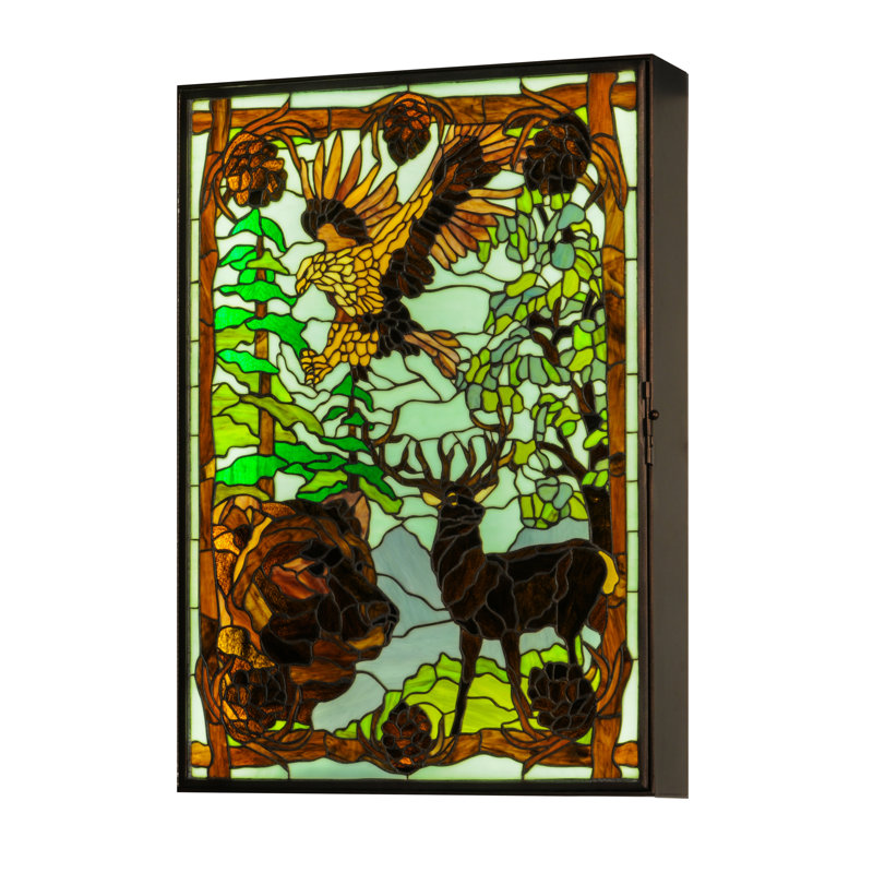 Wilderness Backlit Window Box Wall Décor