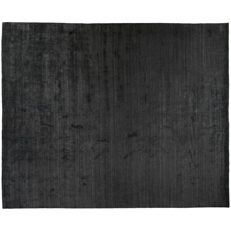 Tapis de zone en laine 12 pi 4 po x 15 pi 2 po noué la à la main one-of-kind