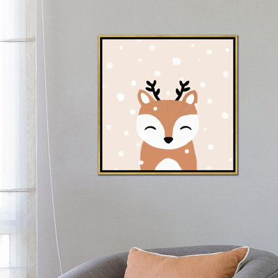 « Snow & Deer » par Orara studio, reproduction d’art