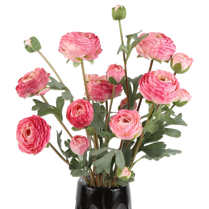 Arrangement floral de longues branches artificielles, Rose