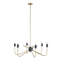 Lustre en métal 6 lumières
