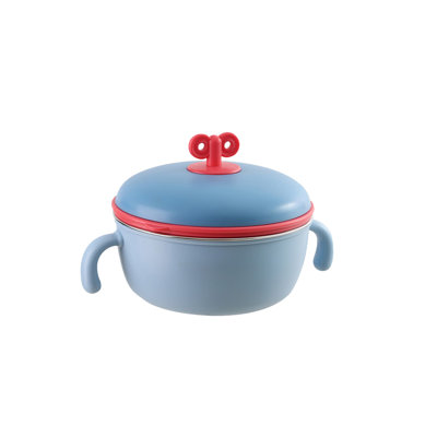 Stainless steel baby eatables bowl Complementary Food Bowl 304 Stainless Steel Children's Bowl Insulation Bowl Animation Bowl