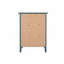 Table de chevet sarcelle décorative pour chambre à coucher moderne