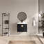 Meuble-lavabo mural simple 24 po avec lavabo en céramique blanche-1860361755