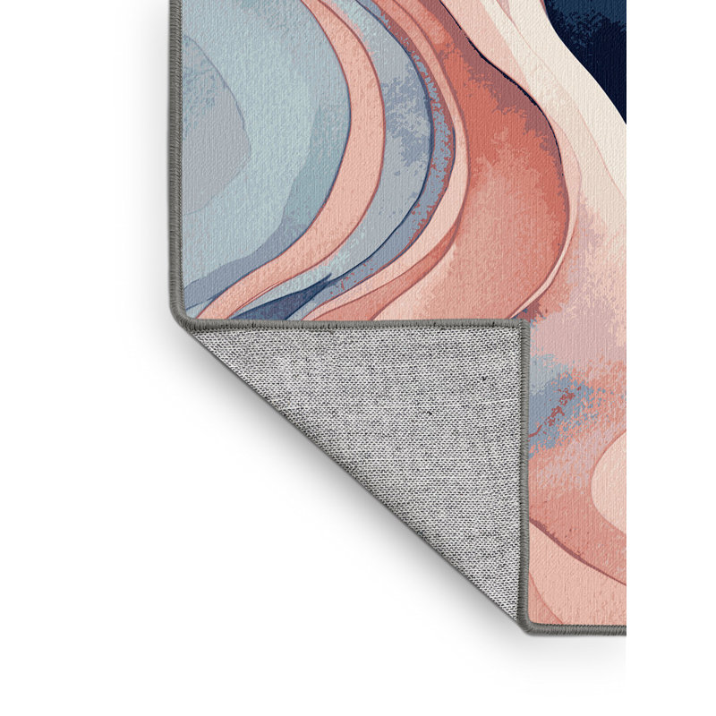 Lagoon Haze Rug, Rectangle 4' x 6'