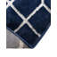 Tapis bleu marine / argent Glam-56547680
