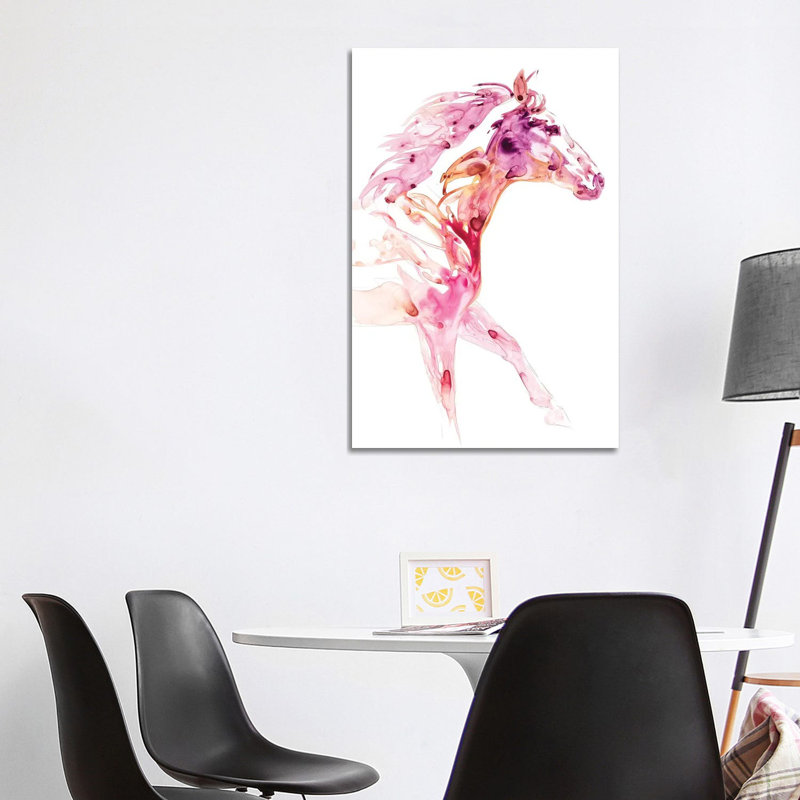 Garnet Horse IV by Julie T. Chapman - Wrapped Canvas Print, 101.6cm H x 66.04cm W x 1.905cm D