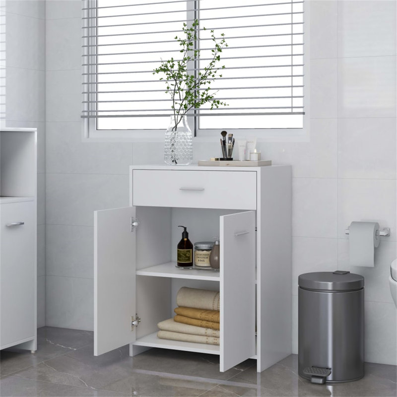 Smolan Bathroom Cabinet, White