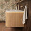 Meuble-lavabo mural simple 30 po avec plateau en marbre-380982472