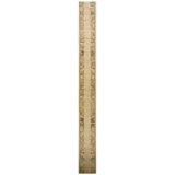 Fabulous Ivory Color And Sage Green Florid Border Antique American Hooked Rug