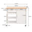 Whitman Solid Wood Top Kitchen Cart